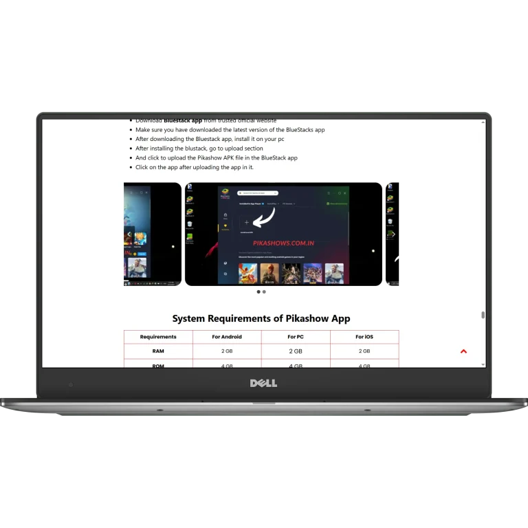 Pikashow APK For PC