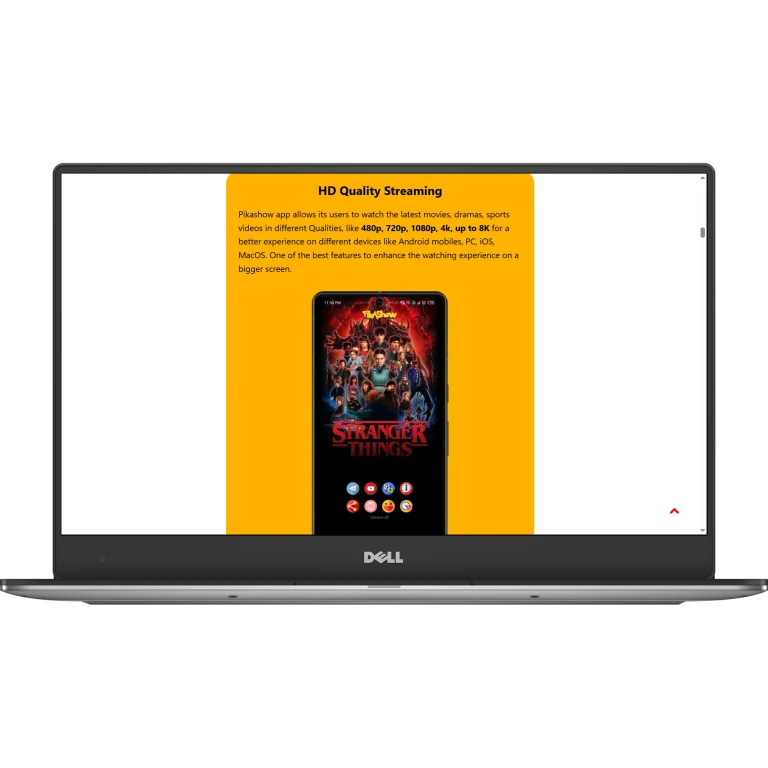 Pikashow APK For PC